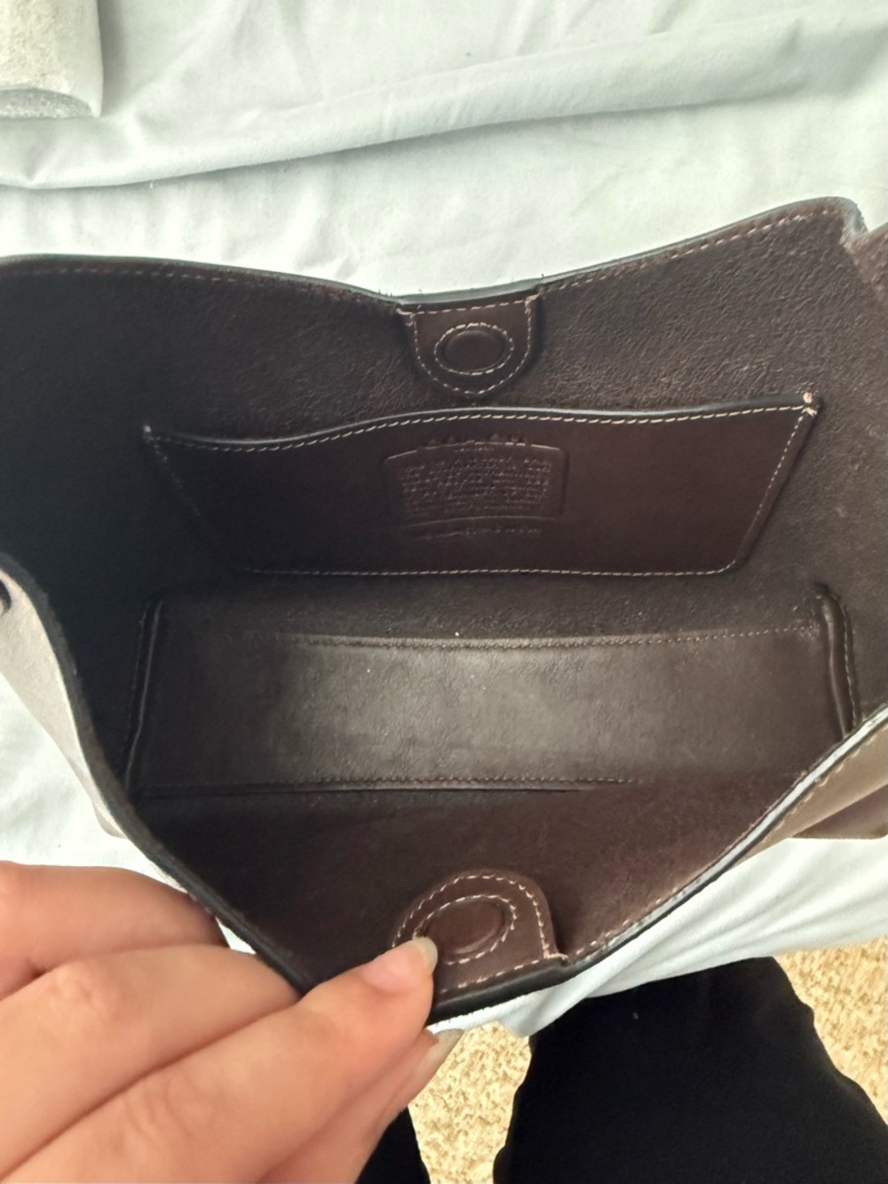Coach Brooklyn 23 Brown Leather Shoulder Bag - Picture 5 of 8